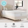 imageMartha Stewart SleepComplete Queen Mattress in a Box MediumPlush DualAction Cooling Gel Memory Foam Mattress Removable Coolweave Jacquard Cover 12quot WhiteWhite