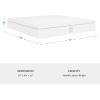 imageMartha Stewart SleepComplete Queen Mattress in a Box MediumPlush DualAction Cooling Gel Memory Foam Mattress Removable Coolweave Jacquard Cover 12quot WhiteWhite