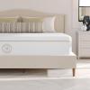 imageMartha Stewart SleepComplete Queen Mattress in a Box MediumPlush DualAction Cooling Gel Memory Foam Mattress Removable Coolweave Jacquard Cover 12quot WhiteWhite