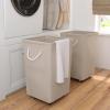 imageMartha Stewart Storage Collapsible Home Laundry Collection Laundry Hamper with Wheels GreyCottage Dot