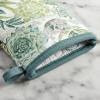 imageMartha Stewart Succulents Mini Oven Mitt 2Pack Set Green 55quotX8quot