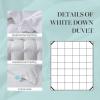 imageMartha Stewart Tencel Lyocell Cotton Blend Hungarian White Goose Down Feather Comforter King Size750 Fill Power All Seasons Warmth Lightweight Duvet Insert Made in USA 106quot x 90quotKing