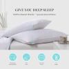 imageMartha Stewart Tencel LyocellCotton Blend White Feather Down Pillow Medium Firm2 PackKing Size Bed Pillow 2 CountJumbo