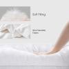 imageMartha Stewart Tencel LyocellCotton Blend White Feather Down Pillow Medium Firm2 PackKing Size Bed Pillow 2 CountKing