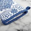 imageMartha Stewart Thin Stripe Oven Mitt 2Pack Set Blue 7quotx13quotStrie Medallion