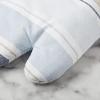 imageMartha Stewart Thin Stripe Oven Mitt 2Pack Set Blue 7quotx13quotThin Stripe