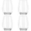 imageMartha Stewart Vivica 14 OZ Stemmed 4 Pack White Wine Glass Set18oz Stemless Wine Glass 4pack