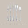 imageMartha Stewart Watercliffe 16 pc Flatware Set Stainless Steel wABS Handle  Warm GreyHalsey Mirror Polish