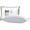 imageMartha Stewart White Down Pillows 600 Fill Power Luxury Hotel Bed Pillow Cooling Breathable Sleeping Pillows Made in USAKingSet of 1 Pack