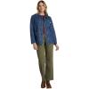 imageMartha Stewart Womens Chore Jacket  Lightweight Utility Coat Casual Outerwear Long Sleeve Work LayersVintage Wash