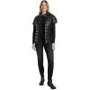 imageMartha Stewart Womens PU Quilted Puffer VestBlack