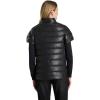 imageMartha Stewart Womens PU Quilted Puffer VestBlack