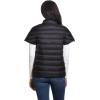 imageMartha Stewart Womens Puffy Down Vest Lightweight Casual Short Sleeve Vest Jacket Quilted Outerwear with PocketsBlack