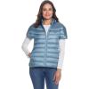imageMartha Stewart Womens Short Sleeve Quilted Down Puffer VestCloud Sky
