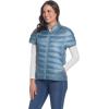 imageMartha Stewart Womens Short Sleeve Quilted Down Puffer VestCloud Sky