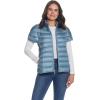 imageMartha Stewart Womens Short Sleeve Quilted Down Puffer VestCloud Sky
