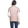 imageMartha Stewart Womens Short Sleeve Quilted Down Puffer VestCosmic Pink
