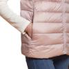 imageMartha Stewart Womens Short Sleeve Quilted Down Puffer VestCosmic Pink
