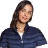 imageMartha Stewart Womens Short Sleeve Quilted Down Puffer VestNavy