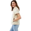 imageMartha Stewart Womens Short Sleeve Quilted Down Puffer VestOat