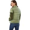 imageMartha Stewart Womens Short Sleeve Quilted Down Puffer VestSage