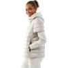imageMartha Stewart Womens Short Sleeve Quilted Down Puffer VestSilver