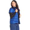 imageMartha Stewart Womens Short Sleeve Quilted Down Puffer VestSociety Blue