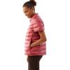 imageMartha Stewart Womens Short Sleeve Quilted Down Puffer VestTerracotta