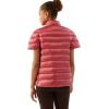 imageMartha Stewart Womens Short Sleeve Quilted Down Puffer VestTerracotta