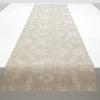 imageMartha by Martha Stewart  Chilewich Damask Table Runner in Flax  Easy Care Woven Textile  IndoorOutdoor  StainFade Resistant  14quot x 72quotFlax