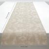 imageMartha by Martha Stewart  Chilewich Damask Table Runner in Flax  Easy Care Woven Textile  IndoorOutdoor  StainFade Resistant  14quot x 72quotFlax