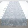 imageMartha by Martha Stewart  Chilewich Damask Table Runner in Flax  Easy Care Woven Textile  IndoorOutdoor  StainFade Resistant  14quot x 72quotSea
