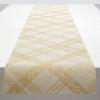 imageMartha by Martha Stewart  Chilewich Ribbons Table Runner in Wheat  Easy Care Woven Textile  IndoorOutdoor  StainFade Resistant  14quot x 72quotWheat