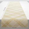 imageMartha by Martha Stewart  Chilewich Ribbons Table Runner in Wheat  Easy Care Woven Textile  IndoorOutdoor  StainFade Resistant  14quot x 72quotWheat