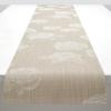 imageMartha by Martha Stewart  Chilewich Rosette 14x72 Table Runner in Burnt CoralFlax