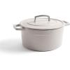 imageMartha by Martha Stewart 5 QT European Enameled Cast Iron Dutch Oven wLid  CobblestoneCobblestone