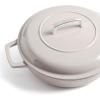 imageMartha by Martha Stewart 5 QT European Enameled Cast Iron Dutch Oven wLid  CobblestoneCobblestone