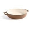 imageMartha by Martha Stewart 5 QT European Enameled Cast Iron Dutch Oven wLid  CobblestoneGanache