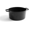 imageMartha by Martha Stewart 5 QT European Enameled Cast Iron Dutch Oven wLid  CobblestoneObsidian