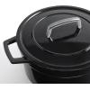 imageMartha by Martha Stewart 5 QT European Enameled Cast Iron Dutch Oven wLid  CobblestoneObsidian