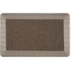 imageMARTHA STEWART Mira Modern Heathered Solid AntiFatigue AirInfused Kitchen Mat Brown 196quotx32quotBrown