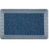 imageMARTHA STEWART Mira Modern Heathered Solid AntiFatigue AirInfused Kitchen Mat Brown 196quotx32quotNavy Blue