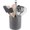 imageMartha Stewart 10 Piece Tools and Gadget Set WCeramic Crock  Martha BlueGray