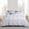 imageMartha Stewart 240 Thread Count White Goose Down and Feather Comforter  All Season Warmth Duvet Insert with Corner Tabs Made in USA  King SizeFullQueen