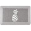 imageMartha Stewart Aloha Modern Pineapple AntiFatigue AirInfused Kitchen Mat Spice Red 196quotx39quotGrey