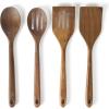 imageMartha Stewart Bainford 4Piece Wooden Kitchen Tool Set  Walnut