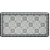 imageMartha Stewart Comfort Anti Fatigue Strie Medallion Tile Kitchen Mat Comfort Standing Mat NonSlip Backing Safe Beveled Edge Charcoal Black 196quot x39quotCharcoal Black