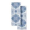 imageMartha Stewart Dual Purpose Kitchen Towel 2Pack Set Floral Vine 16quotx28quotStrie Medallion