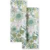 imageMartha Stewart Dual Purpose Kitchen Towel 2Pack Set Floral Vine 16quotx28quotSucculents