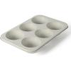 imageMartha Stewart Gallen 12 Cup Nonstick Carbon Steel MuffinCupcake Pan  Cool GreyCool Gray